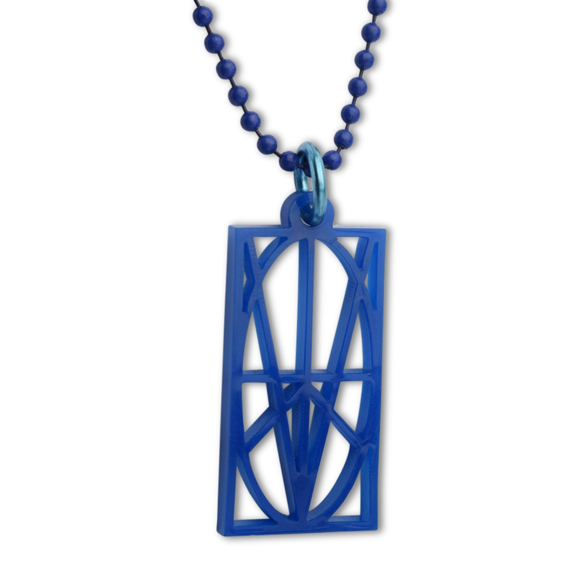 Picture of Men's Blue Acrylic Pendant  