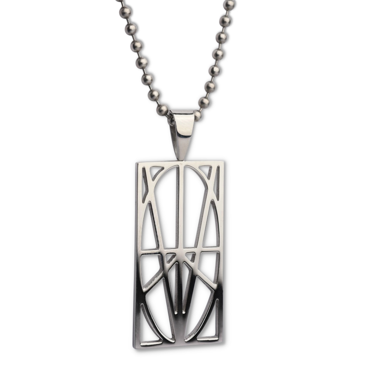 Picture of Men's Large Stainless Steel Pendant